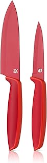 WMF Touch Messerset 2-teilig – scharfes Küchenmesser-Set aus Spezialklingenstahl, antihaftbeschichtet und ergonomisch gefo...